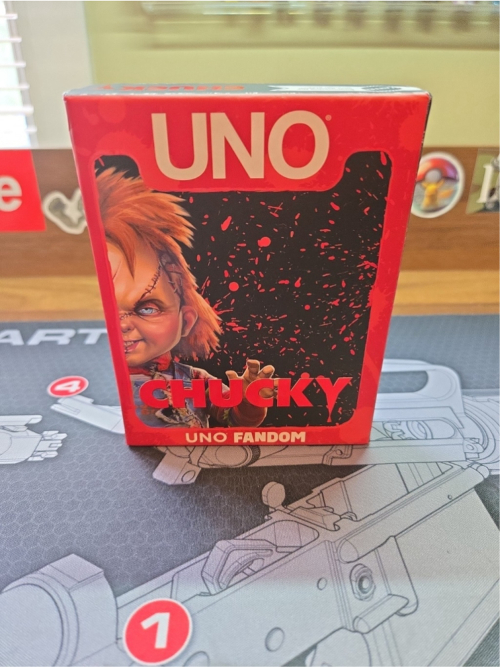 Uno Fandom CHUCKY Child's Play UNO Card Game Deck Mattel Sealed New